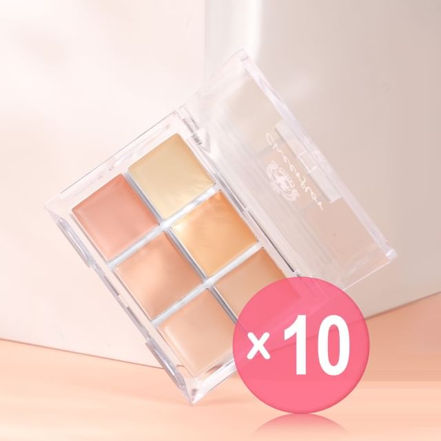 CHEERFLOR-Six-Color Concealer Palette 10pcs Bundle Set