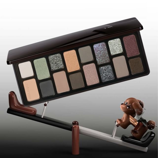 cheeryep-Palette de 16 fards à paupières grunge - Ember
