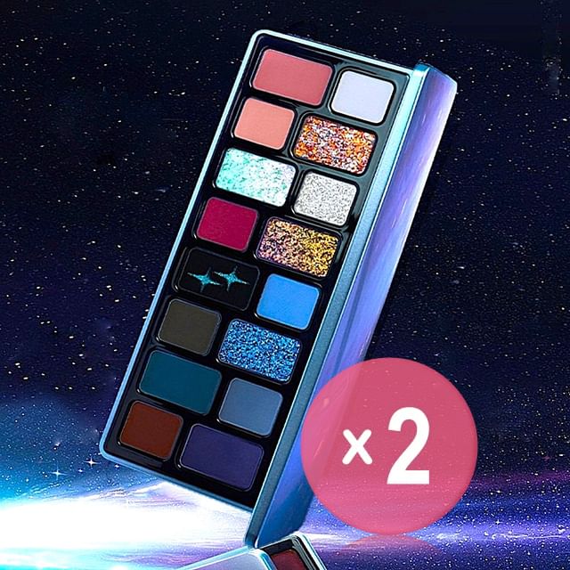 cheeryep-16 Color Eye Shadow Palette - Starcore 15 Starcore 2pcs Bundle Set