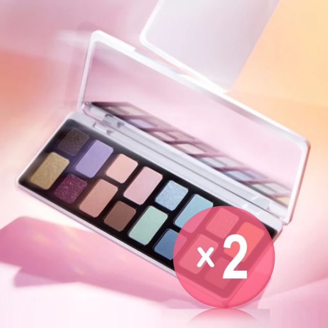 cheeryep-16 Color Eyeshadow Palette - Romcom 2pcs Bundle Set