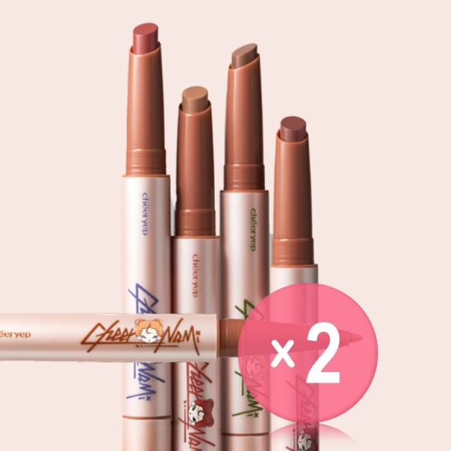 cheeryep-Dodonami Matte Dou Lipstick - 5 Colors 2pcs Bundle Set