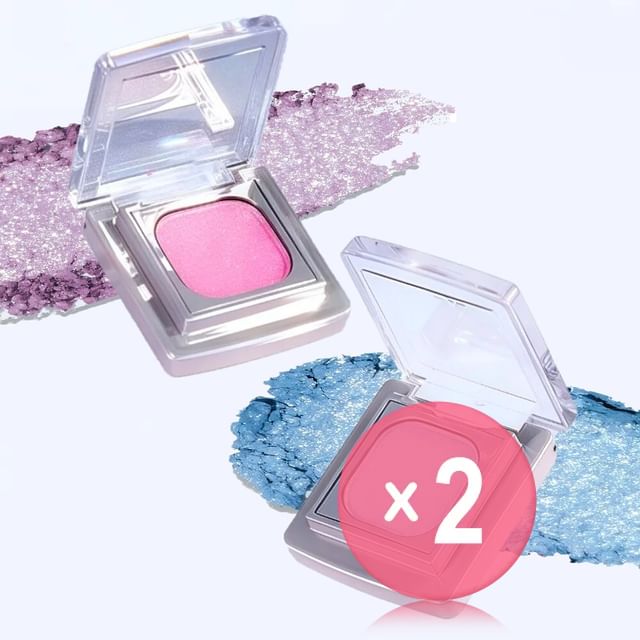 cheeryep-Luminous Baked Eyeshadow U001-U004 2pcs Bundle Set