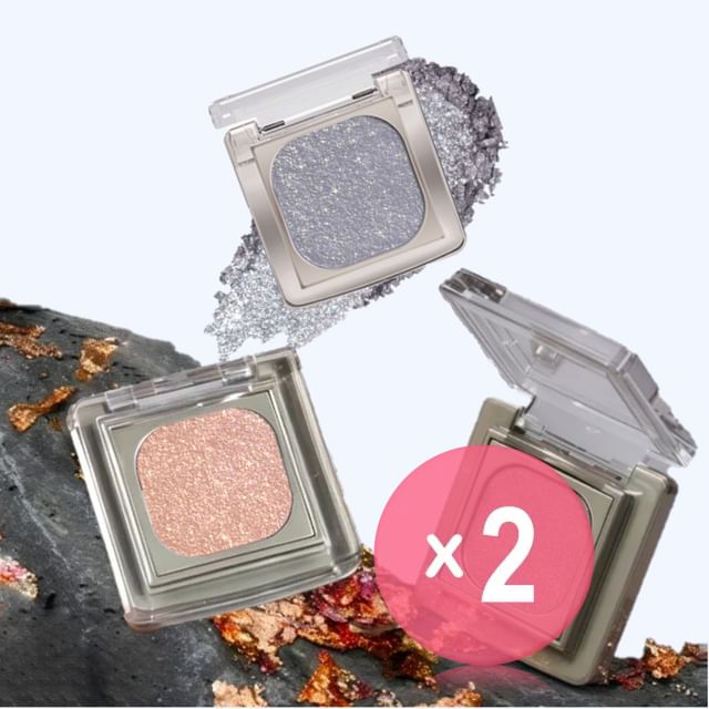 cheeryep-Luminous Baked Eyeshadow U005-U008 2pcs Bundle Set