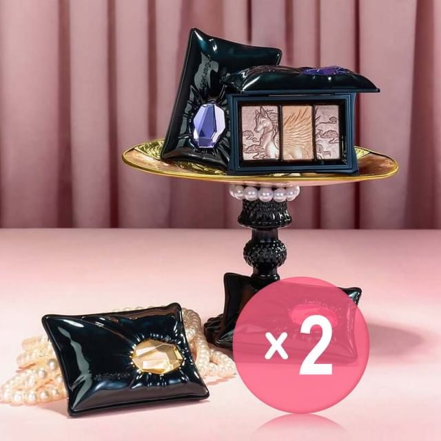 cheeryep-Pillow Gem Eyeshadow Palette - 3 Types 2pcs Bundle Set