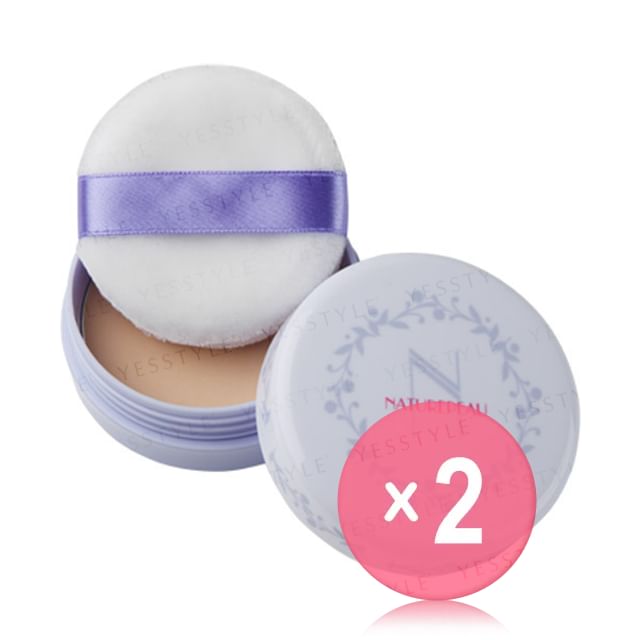 Cher-Couleur-Naturedeau Clear Powder 2pcs Bundle Set