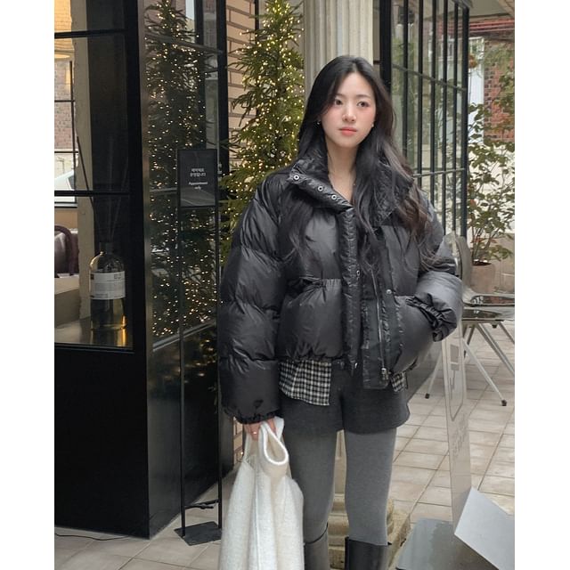 CHERRYKOKO - High-Neck Puffer Jacket | YesStyle