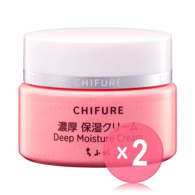 CHIFURE-Deep Moisture Cream 2pcs Bundle Set
