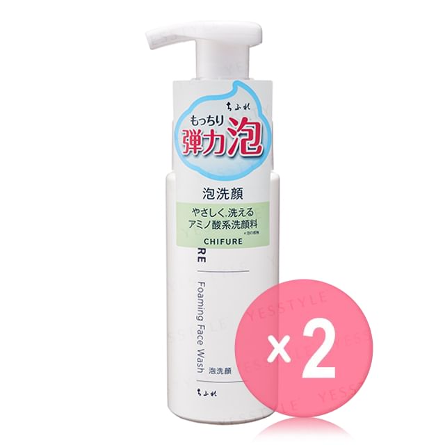 CHIFURE-Foamimg Face Wash 2pcs Bundle Set