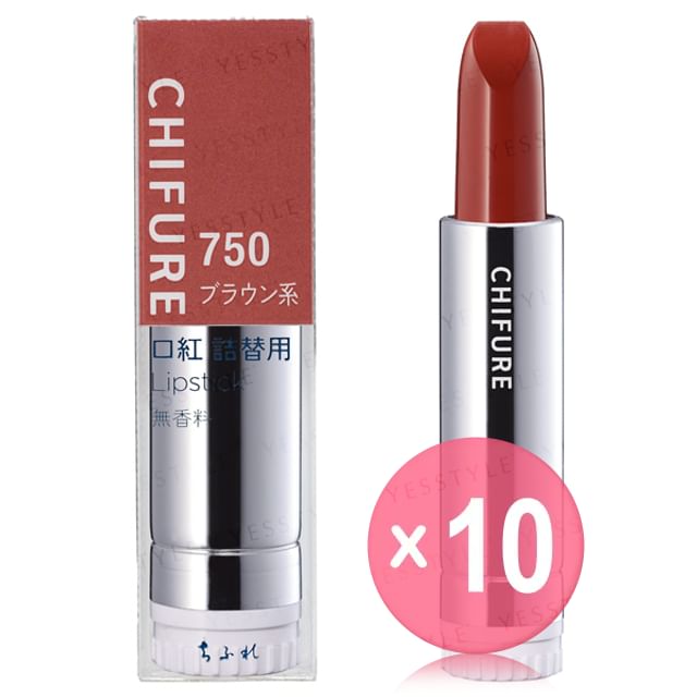 CHIFURE-Lip Stick Refill 10pcs Bundle Set