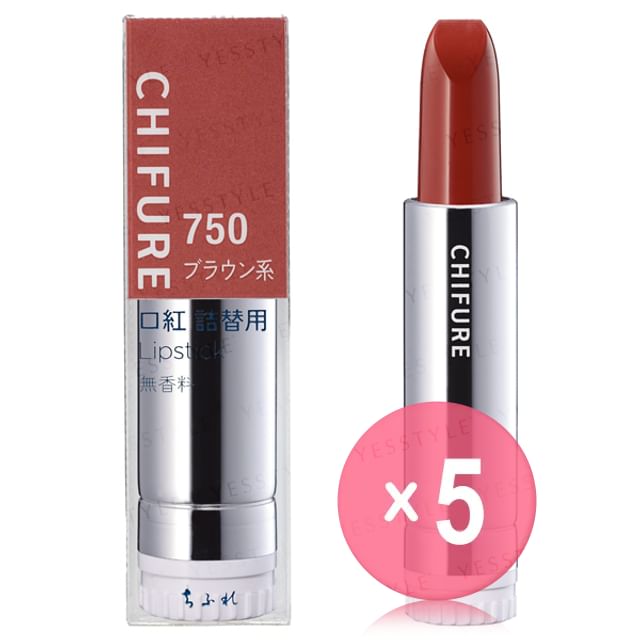 CHIFURE-Lip Stick Refill 5pcs Bundle Set