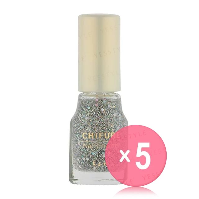 CHIFURE-Nail Enamel 003 5pcs Bundle Set