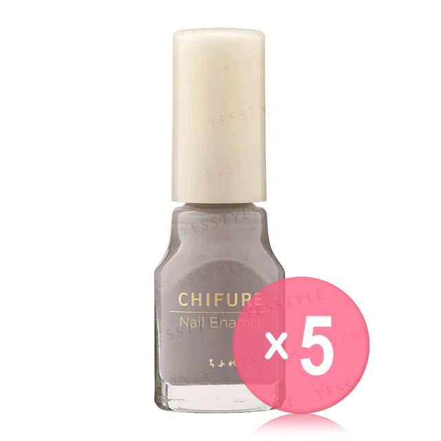 CHIFURE-Nail Enamel 044 5pcs Bundle Set