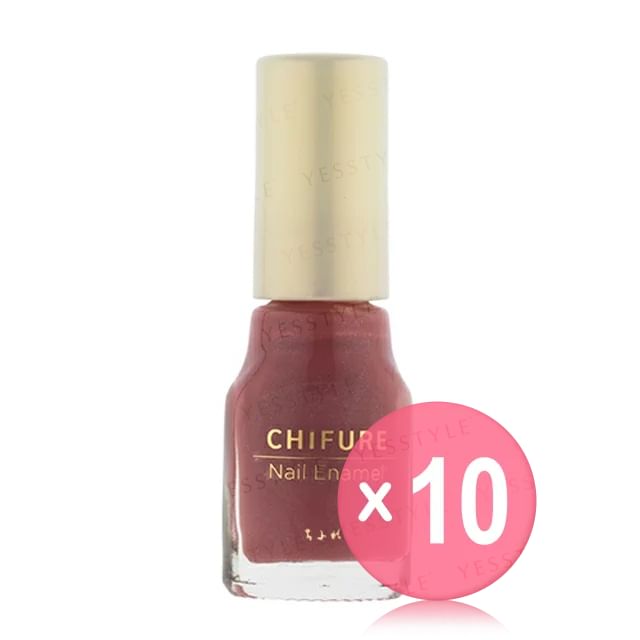 CHIFURE-Nail Enamel 242 10pcs Bundle Set