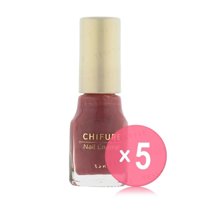 CHIFURE-Nail Enamel 242 5pcs Bundle Set