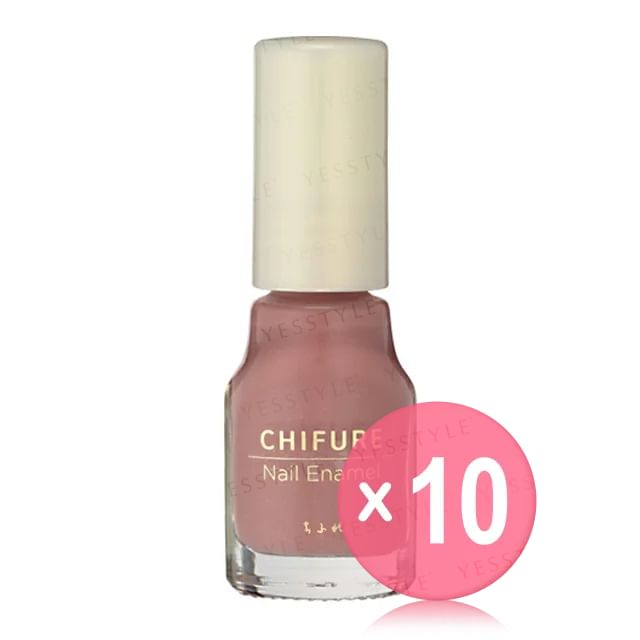 CHIFURE-Nail Enamel 243 10pcs Bundle Set