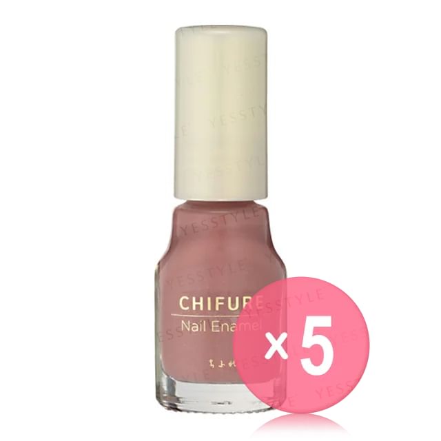 CHIFURE-Nail Enamel 243 5pcs Bundle Set