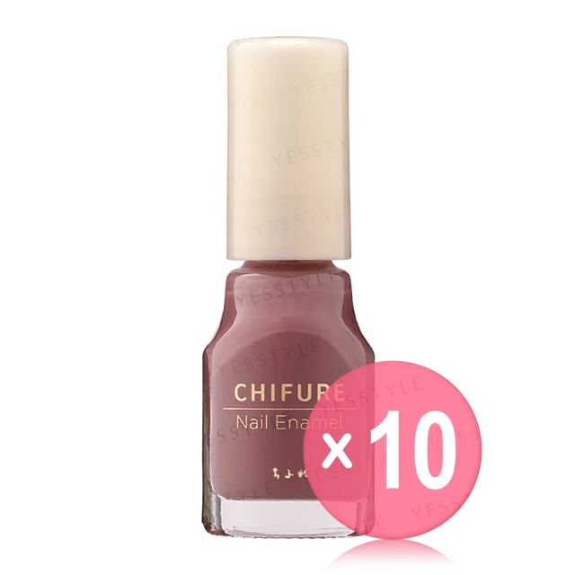 CHIFURE-Nail Enamel 245 10pcs Bundle Set