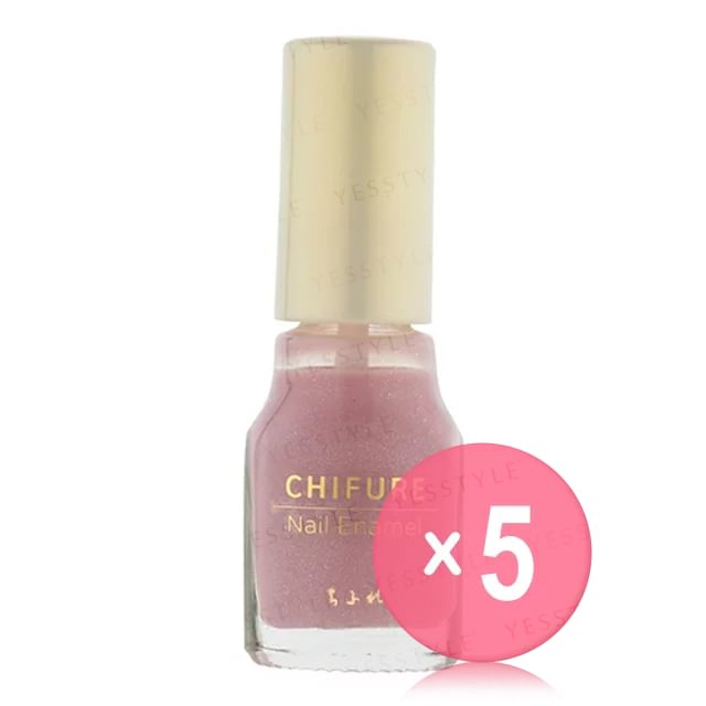 CHIFURE-Nail Enamel 314 5pcs Bundle Set