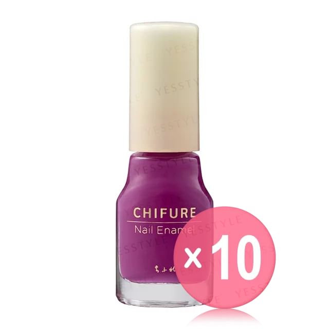 CHIFURE-Nail Enamel 347 10pcs Bundle Set