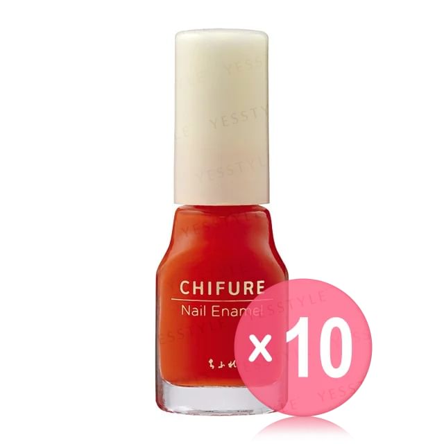 CHIFURE-Nail Enamel 443 10pcs Bundle Set