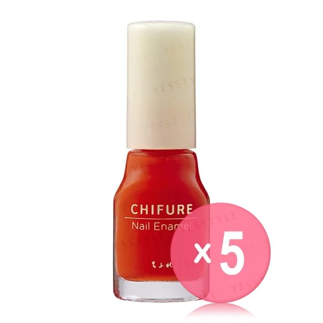 CHIFURE-Nail Enamel 443 5pcs Bundle Set