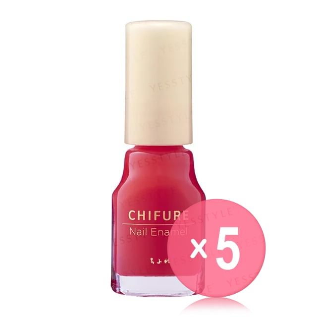 CHIFURE-Nail Enamel 511 5pcs Bundle Set
