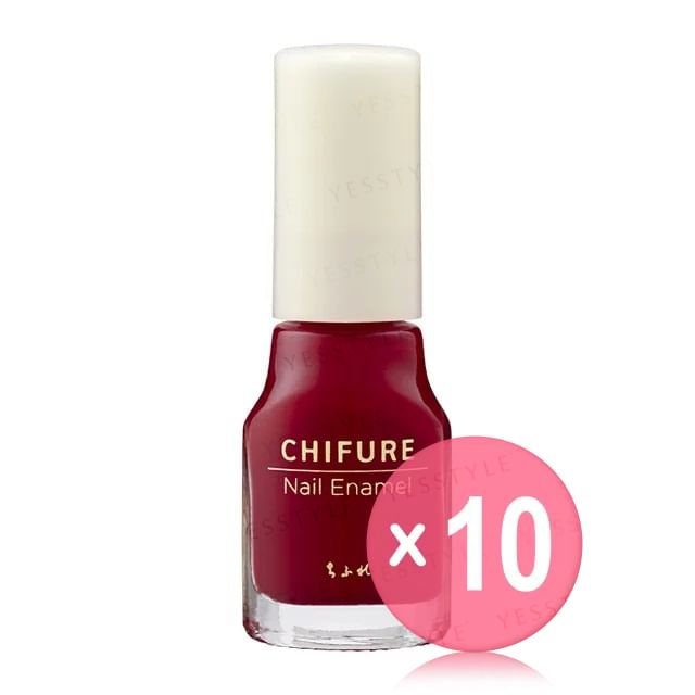 CHIFURE-Nail Enamel 545 10pcs Bundle Set