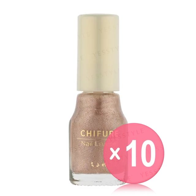 CHIFURE-Nail Enamel 601 10pcs Bundle Set
