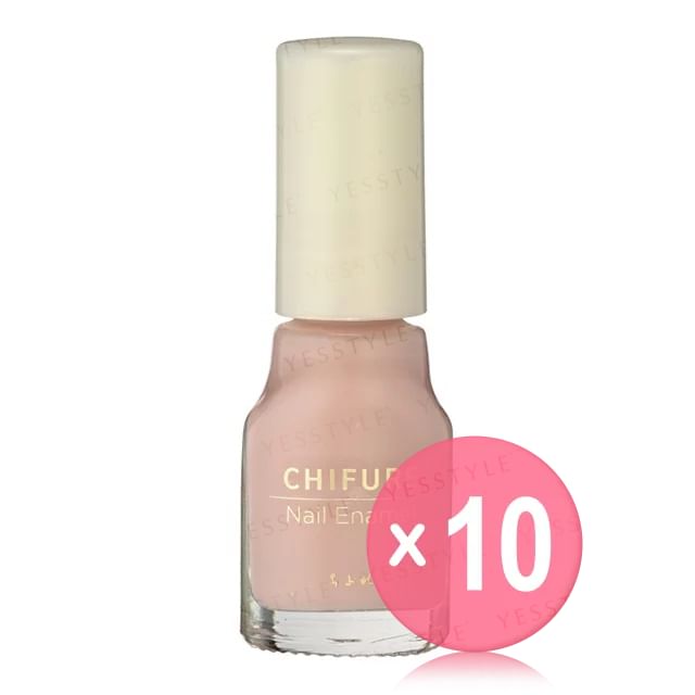 CHIFURE-Nail Enamel 614 10pcs Bundle Set