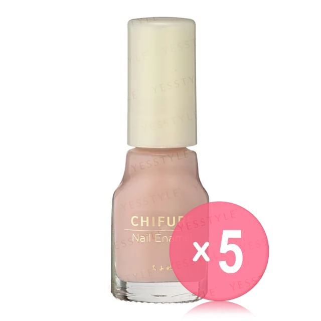 CHIFURE-Nail Enamel 614 5pcs Bundle Set