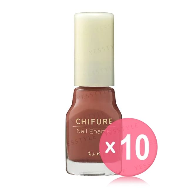 CHIFURE-Nail Enamel 744 10pcs Bundle Set