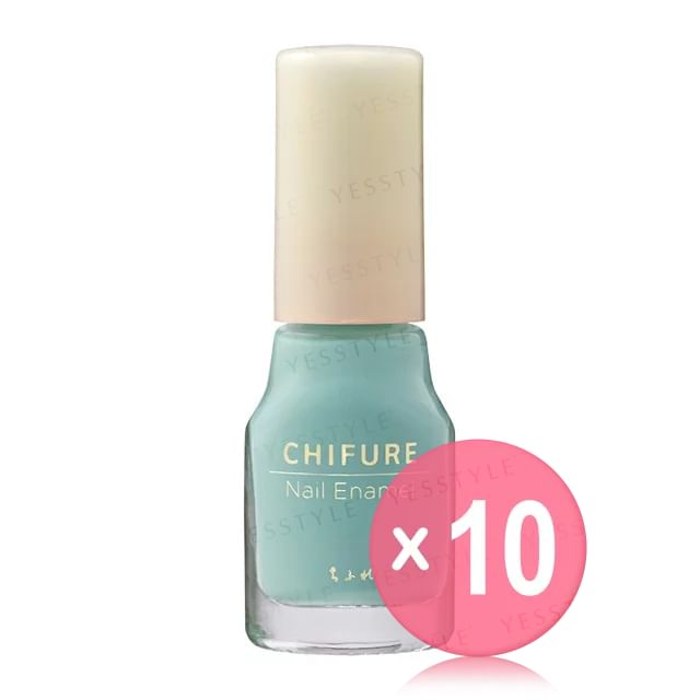 CHIFURE-Nail Enamel 819 10pcs Bundle Set