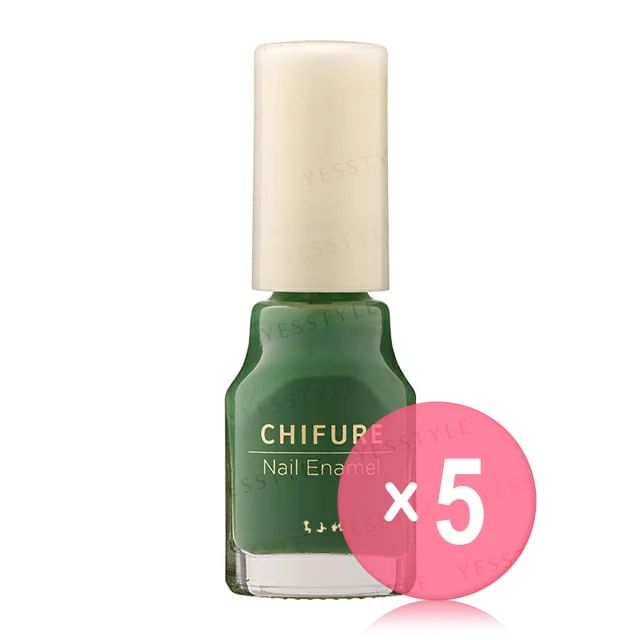 CHIFURE-Nail enamel 846 5pcs Bundle Set