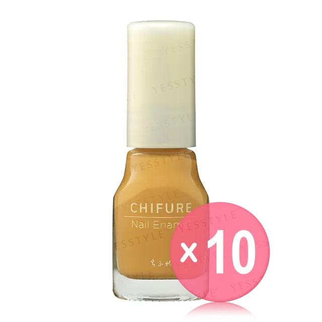 CHIFURE-Nail Enamel 848 10pcs Bundle Set