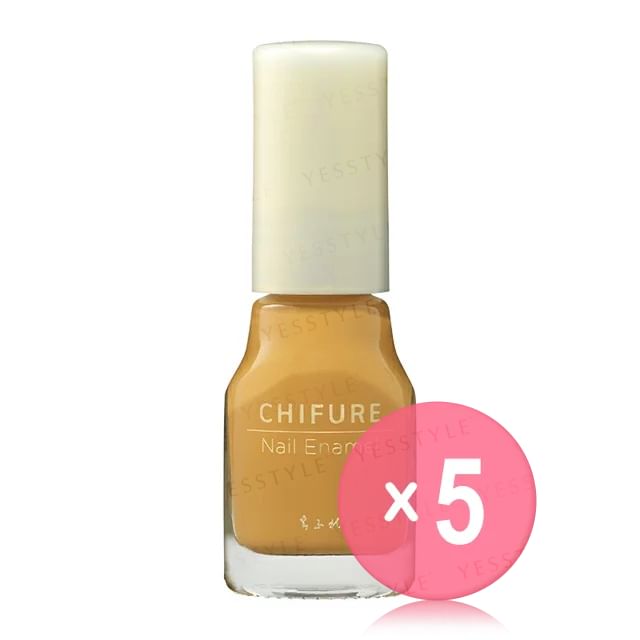 CHIFURE-Nail Enamel 848 5pcs Bundle Set