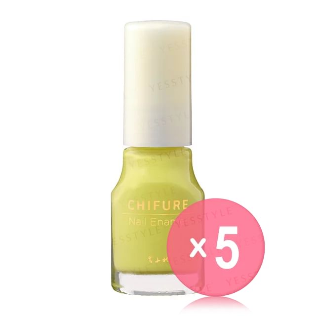 CHIFURE-Nail Enamel 849 5pcs Bundle Set