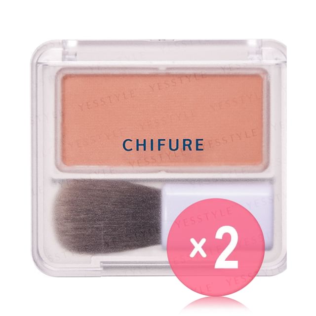 CHIFURE-Powder Cheek 2pcs Bundle Set