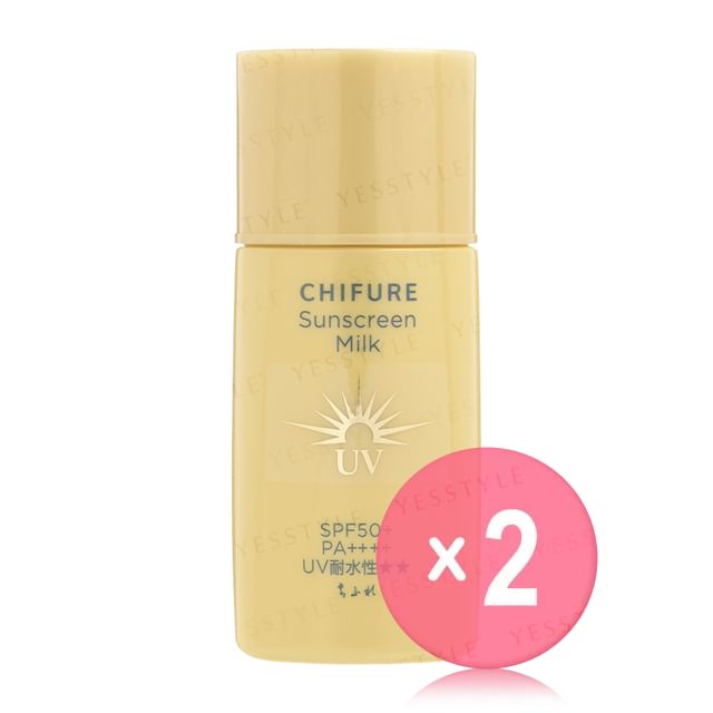 CHIFURE-Sunscreen Milk SPF 50 PA 2pcs Bundle Set