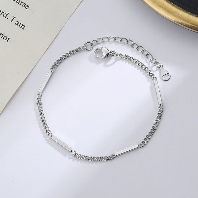 Chimerro-Bar Station Chain Bracelet