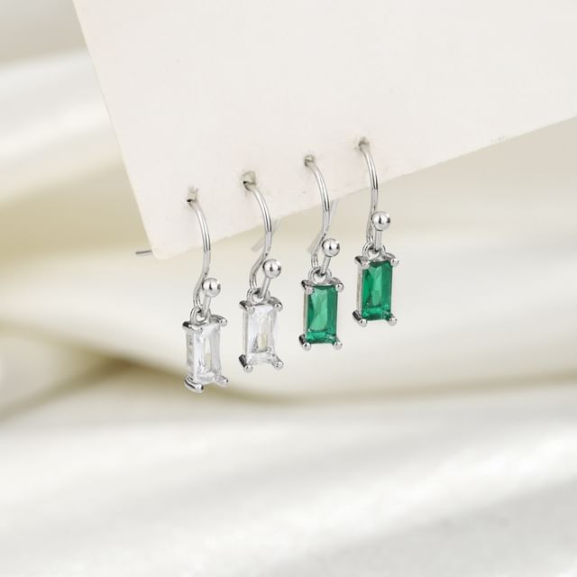 Chimerro-CZ Drop Hook Earring