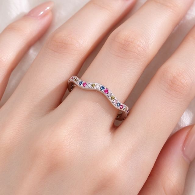 Chimerro-CZ Wavy Ring
