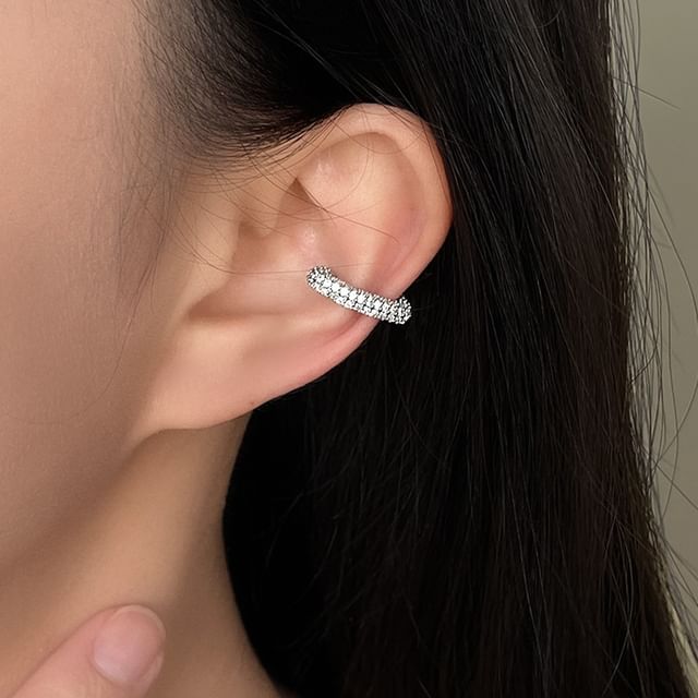 Chimerro-Rhinestone Alloy Ear Cuff