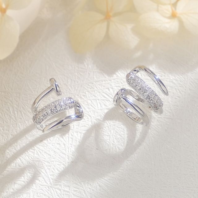 Chimerro-Rhinestone Cuff Earring