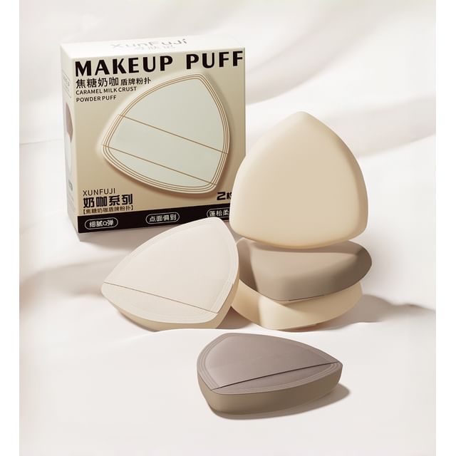 Choyu-Set Of 2 Plain Cushion Puff