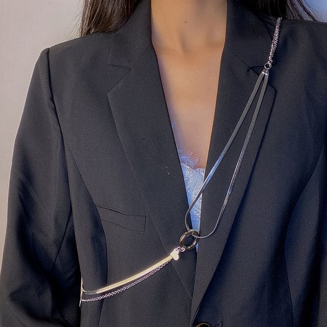 CIMAO-Layered Crossbody Chain