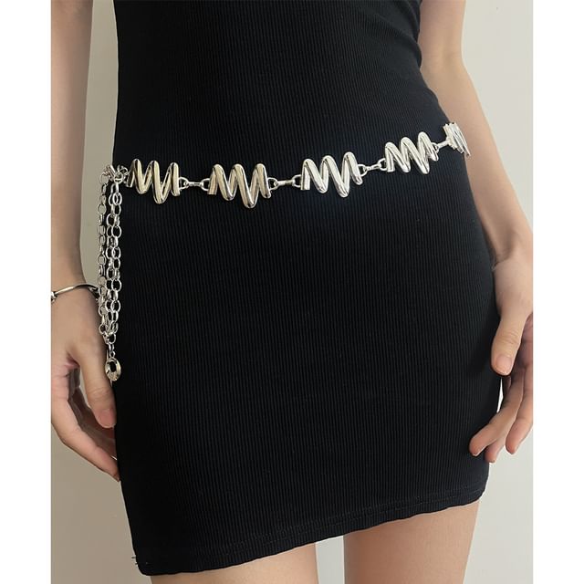 CIMAO-Zigzag Alloy Waist Chain