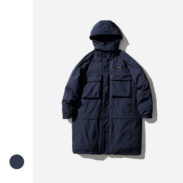 citybae-Detachable Hooded Coat