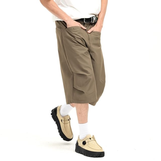 citybae-Details Plain Jorts