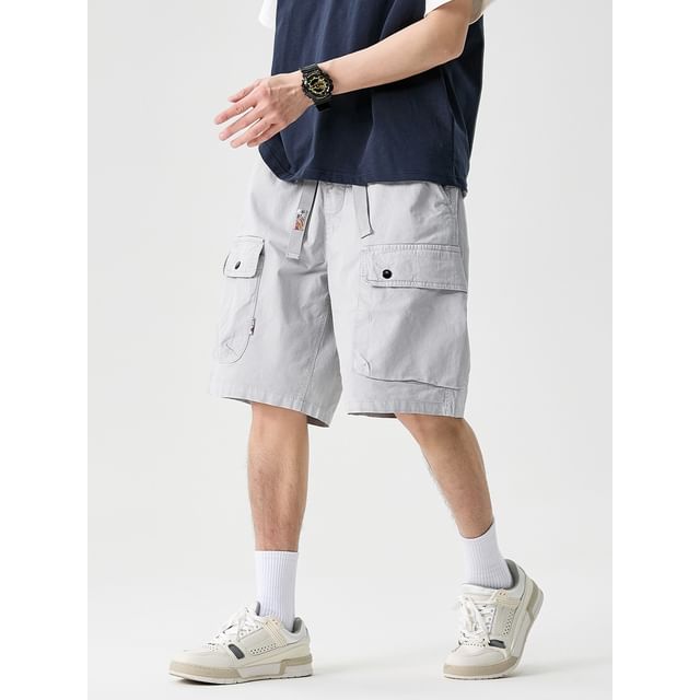citybae-Drawstring-Waist Cargo Shorts