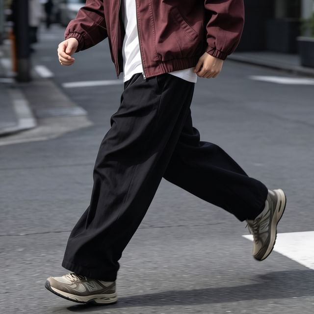citybae-Drawstring-Waist Wide-Leg Relaxed Pants